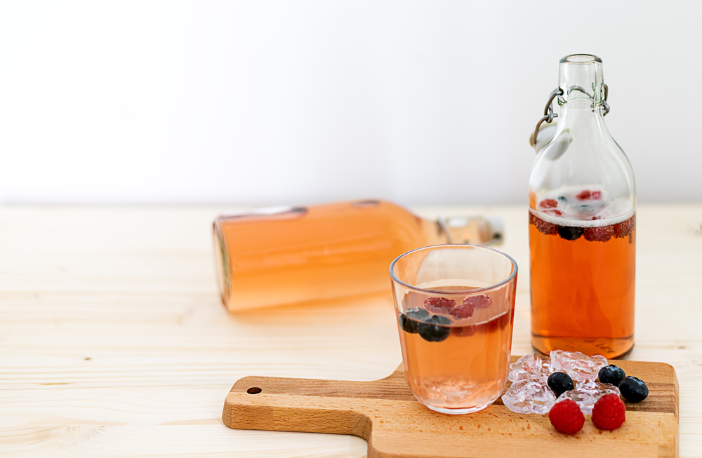 Bucha Buddha’s Blueberry Ginger Kombucha Recipe